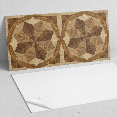 Square tv wall panel Multi-layered geometric pattern