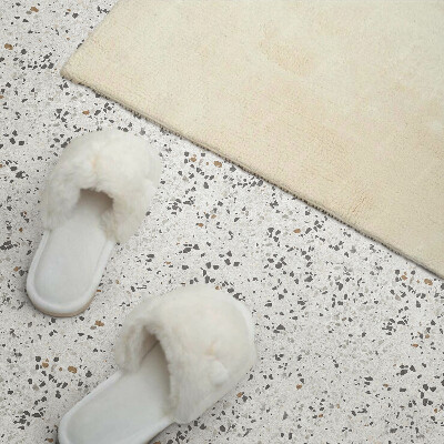 Square tv wall panel Pattern with small stones