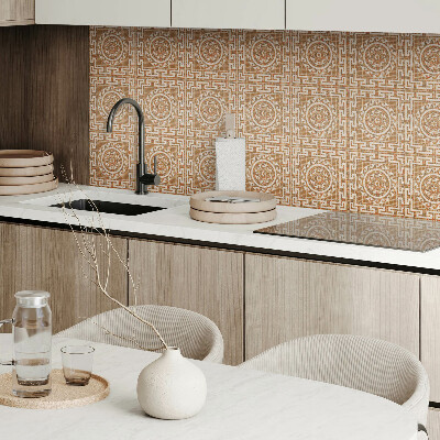 Pvc wall panel Mosaic with a circular pattern