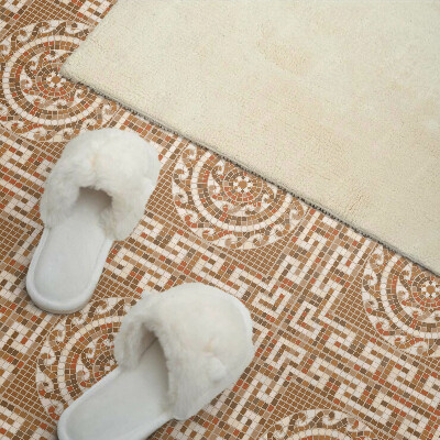 Pvc wall panel Mosaic with a circular pattern