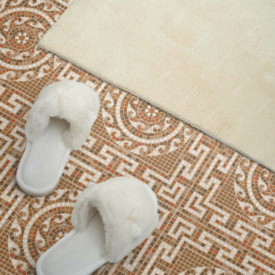 Pvc wall panel Mosaic with a circular pattern