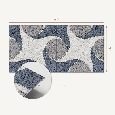 Pvc wall panel Abstract mosaic pattern