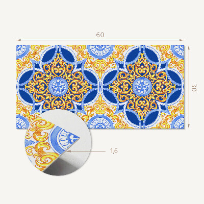 Square tv wall panel Decorative elegant motif