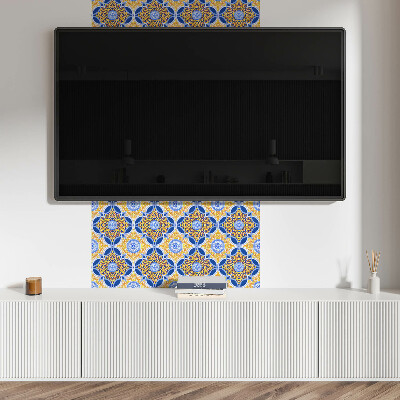Square tv wall panel Decorative elegant motif