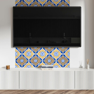 Square tv wall panel Decorative elegant motif