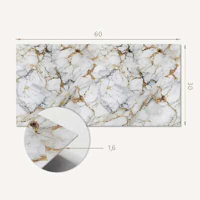 Square wall panel Elegant marble pattern