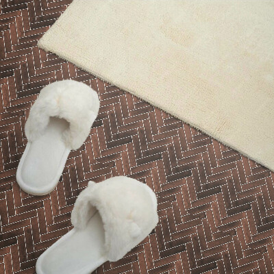 Square wall panel Herringbone wood pattern