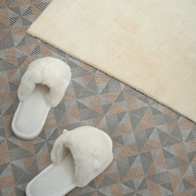 Square tv wall panel Geometric triangle pattern