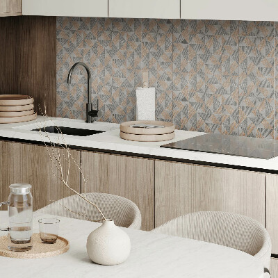 Square tv wall panel Geometric triangle pattern