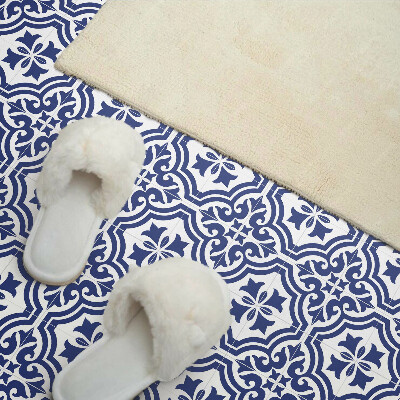 Square tv wall panel Plant pattern in tiles