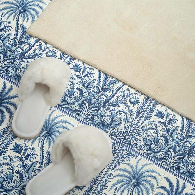 Square tv wall panel Tropical plant pattern