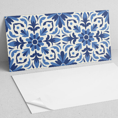 Square tv wall panel Floral pattern with leaves