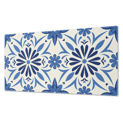 Pvc wall panel Floral pattern on the background