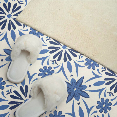 Pvc wall panel Floral pattern on the background