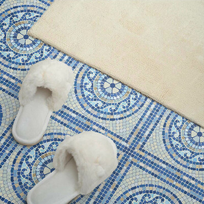 Pvc wall panel Mosaic in shades of sky