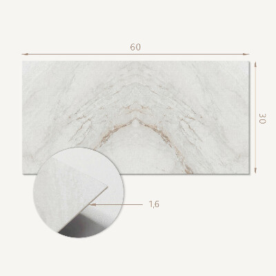 Square tv wall panel Elegant marble pattern