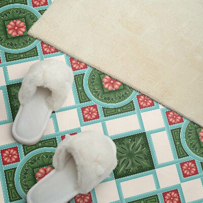 Pvc wall panel Flower pattern in a rhombus