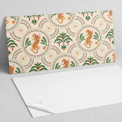 Pvc wall panel Tropical leopard print