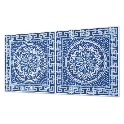 Square wall panel Mosaic floral pattern design