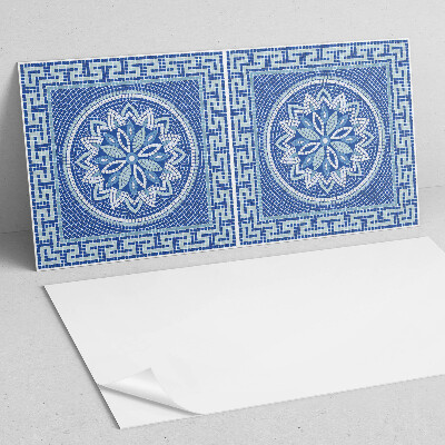 Square wall panel Mosaic floral pattern design