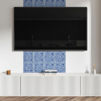 Square wall panel Mosaic floral pattern design