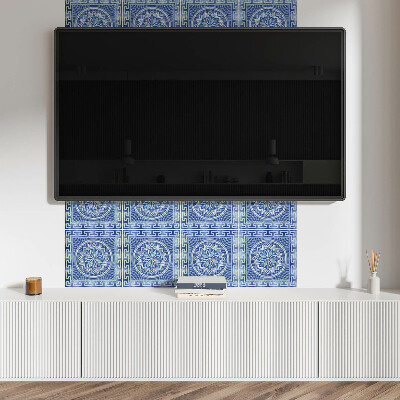 Square wall panel Mosaic floral pattern design
