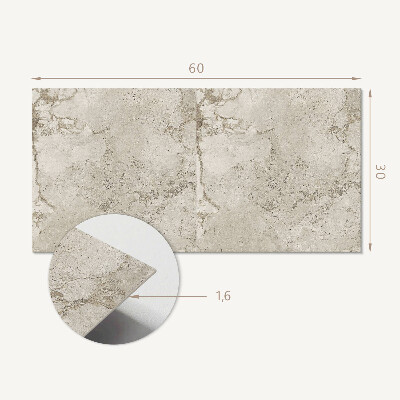 Square tv wall panel Natural stone in the structure