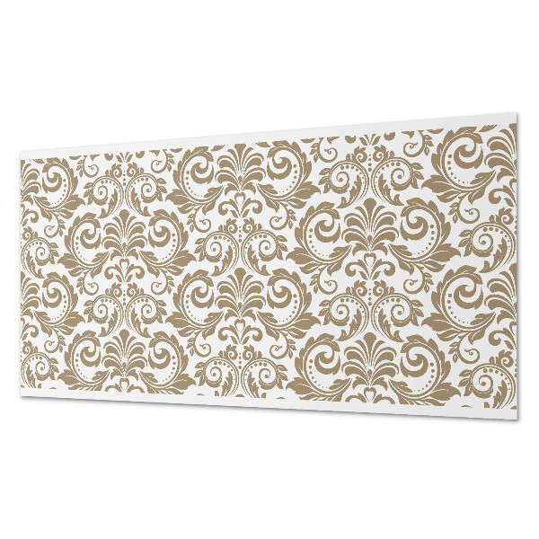 Pvc wall panel Plant pattern with ornaments