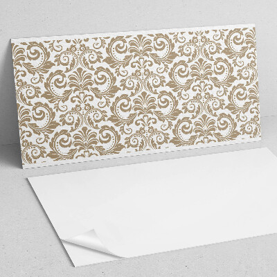 Pvc wall panel Plant pattern with ornaments