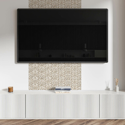 Pvc wall panel Plant pattern with ornaments