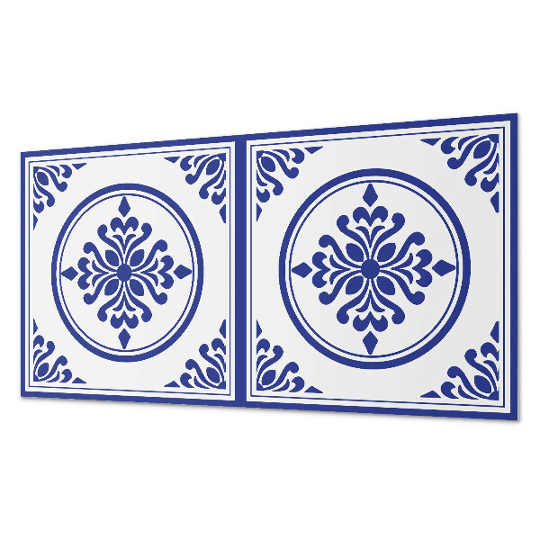 Pvc wall panel Pattern with circles and flowers