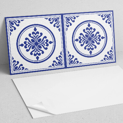 Pvc wall panel Pattern with circles and flowers