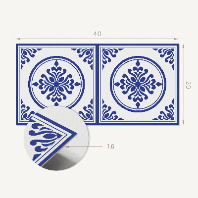 Pvc wall panel Pattern with circles and flowers