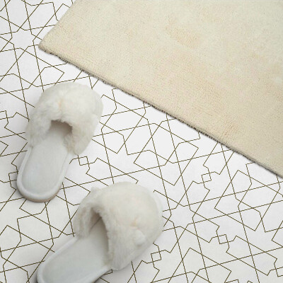 Square tv wall panel Geometric line pattern