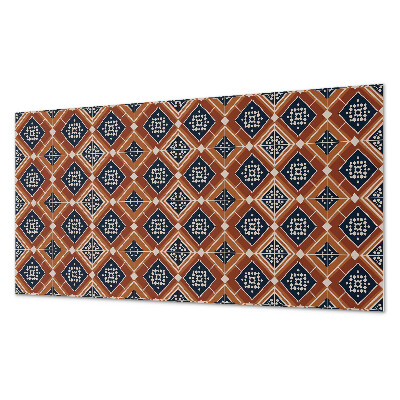Square wall panel Geometry in browns and white