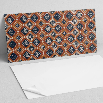 Square wall panel Geometry in browns and white