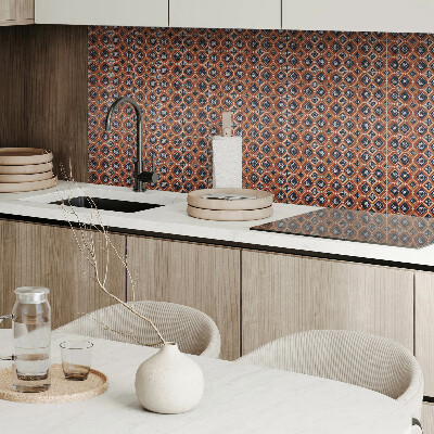 Square wall panel Geometry in browns and white