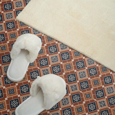 Square wall panel Geometry in browns and white