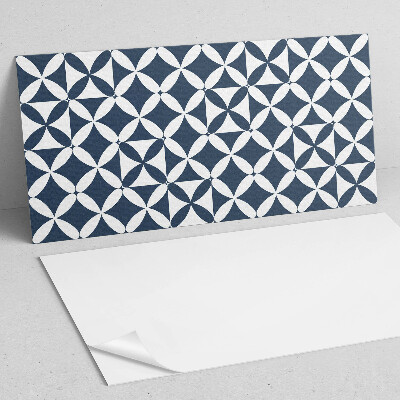 Square tv wall panel Geometric flower pattern