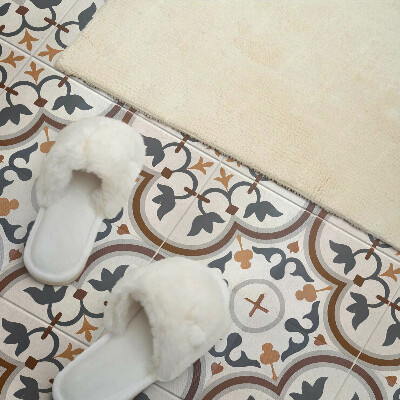Pvc wall panel Checkered floral pattern