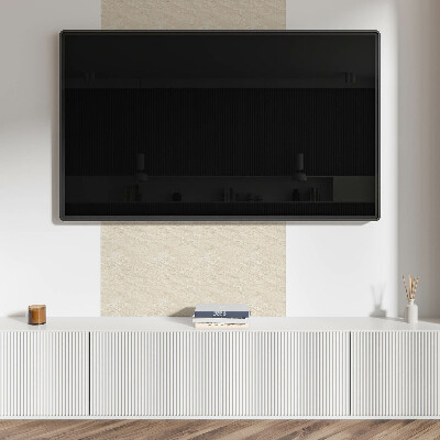 Square tv wall panel Natural stone pattern