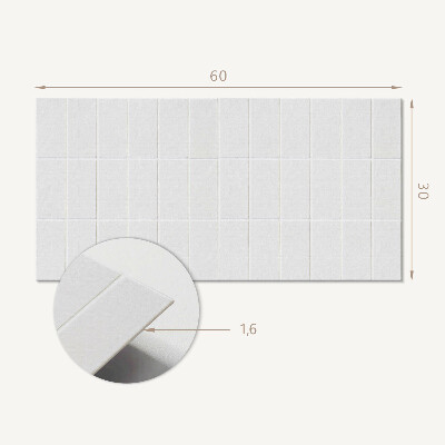 Square tv wall panel A simple mosaic of rectangles