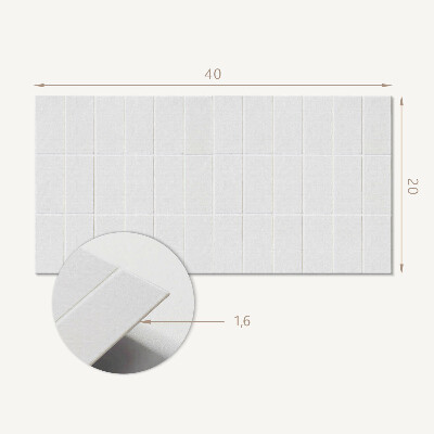 Square tv wall panel A simple mosaic of rectangles