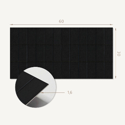 Square wall panel Geometric pattern of rectangles