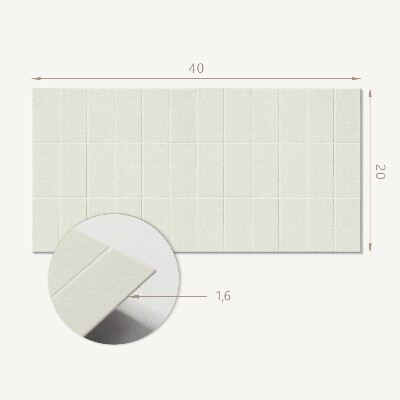 Pvc wall panel Rectangular tiles in a grid