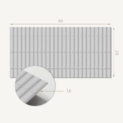 Square tv wall panel Parallel lines in the layout