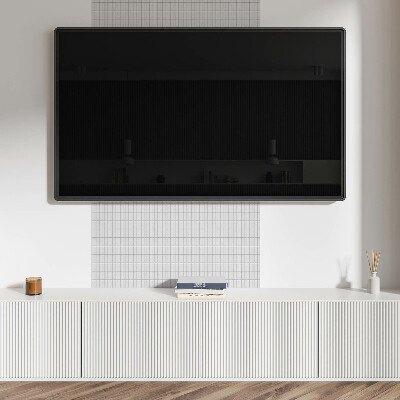 Square tv wall panel Smooth, rectangular mosaic