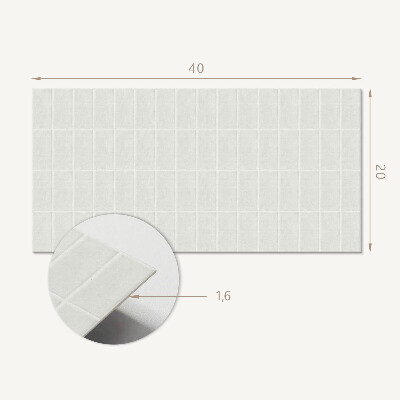 Square wall panel A simple mosaic of rectangles