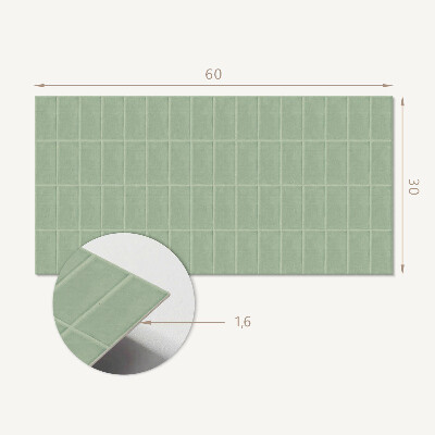 Square tv wall panel Rectangular tiles in a grid