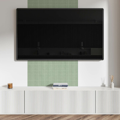 Square tv wall panel Rectangular tiles in a grid